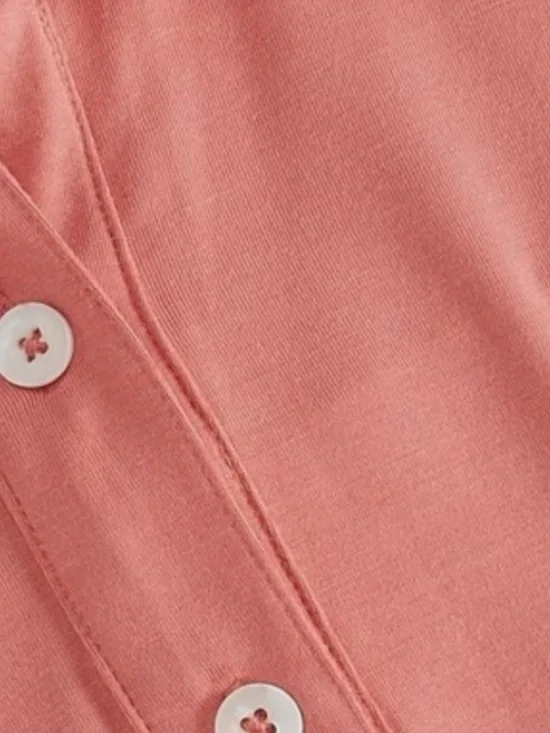 State of Day Intimates Plus Sea Coral Long Sleeve Nightgown with Pockets 2X NWT - Picture 2 of 3